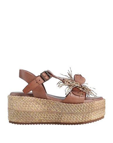 CAFèNOIR Espadrilles Khaki Soft Leather