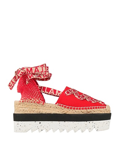 STELLA McCARTNEY Espadrilles Red Organic fibres