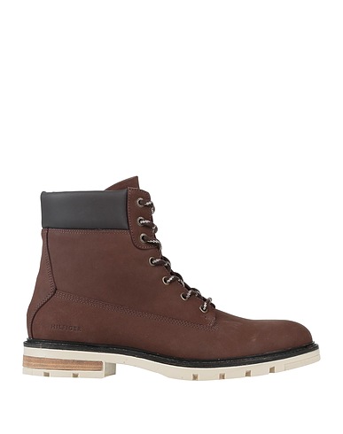 TOMMY HILFIGER Ankle boot Brown 100% Soft Leather
