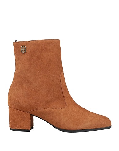 TOMMY HILFIGER Stiefelette Kamel 100% Leder