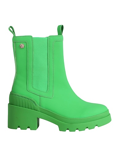 TOMMY HILFIGER Ankle boot Green 100% Polyurethane
