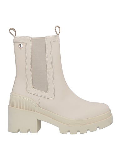 TOMMY HILFIGER Stiefelette Beige 100% Polyurethan