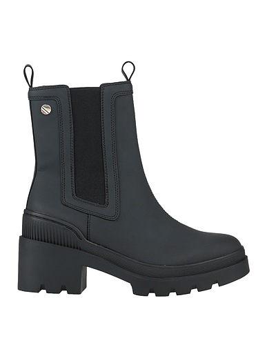 TOMMY HILFIGER Stiefelette Schwarz 100% Polyurethan