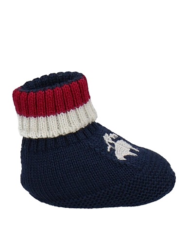 BROOKS BROTHERS Newborn shoes Midnight blue 100% Wool