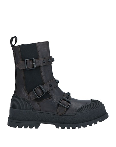 MICH SIMON Ankle boot Dark brown Calfskin