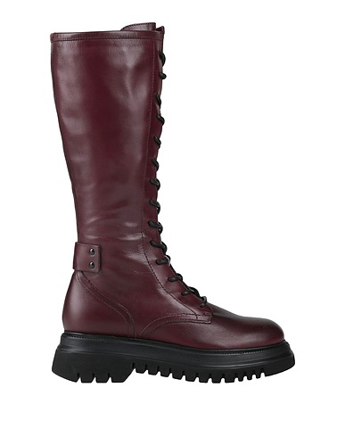 JANET SPORT Boots Burgundy Soft Leather