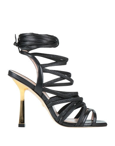 STUART WEITZMAN Sandals Black Soft Leather