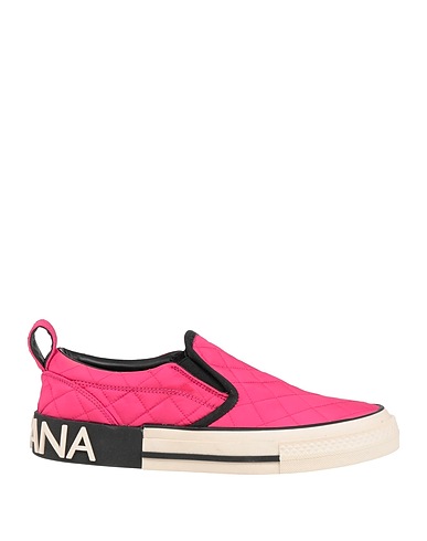 DOLCE&GABBANA Sneakers Fuchsia Soft Leather, Textile fibres
