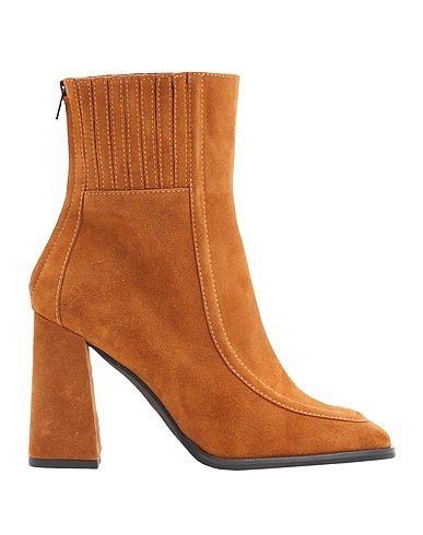 8 by YOOX Stiefelette SPLIT LEATHER ANKLE BOOT Lederfarben 100% Kalbsleder