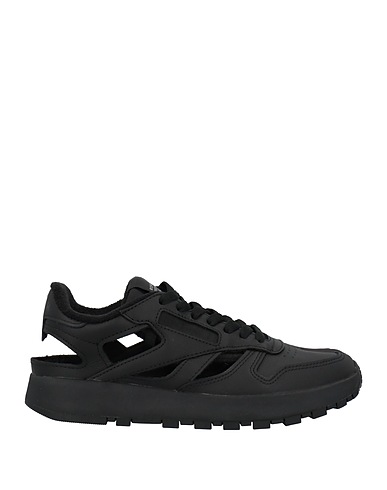 MAISON MARGIELA x REEBOK Sneakers Black Soft Leather