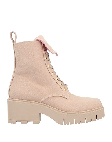 CHIARA FERRAGNI Ankle boot Beige Textile fibers