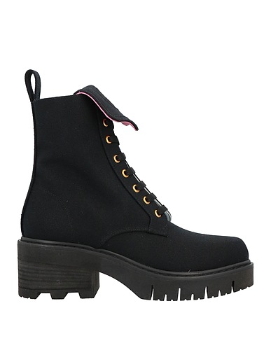 CHIARA FERRAGNI Ankle boot Black Textile fibres