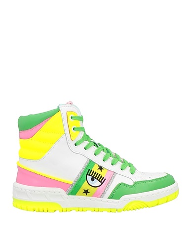 CHIARA FERRAGNI Sneakers Green Soft Leather