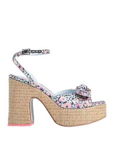 CHIARA FERRAGNI Sandals Black Textile fibres