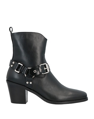 JANET & JANET Ankle boot Black Leather