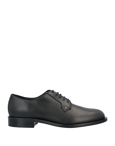 VALENTINO GARAVANI Laced shoes Black Soft Leather