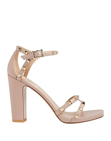 VALENTINO GARAVANI Sandals Light brown Leather