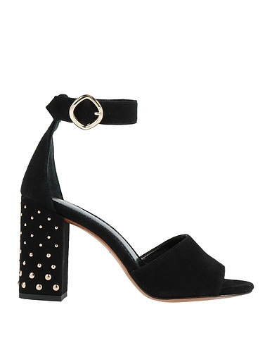 MAJE Sandals Black Leather
