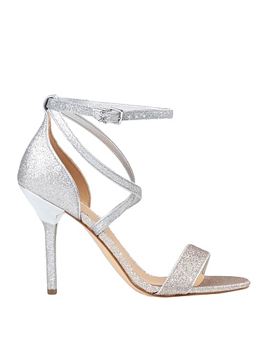 MICHAEL MICHAEL KORS Sandalen Silber Gewebefasern