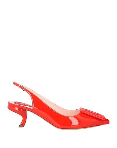 ROGER VIVIER Pump Tomato red Leather