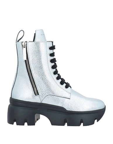 GIUSEPPE ZANOTTI Ankle boot Silver Soft Leather