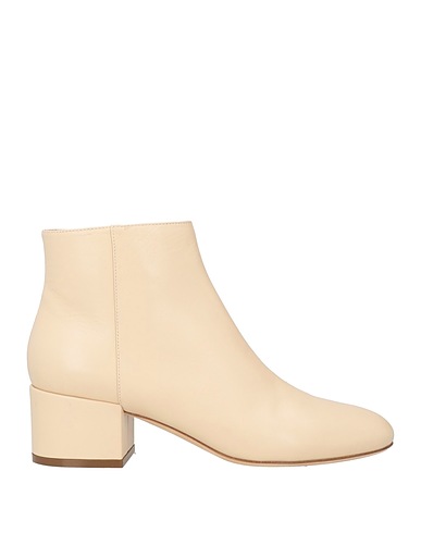 SERGIO ROSSI Ankle boot Beige Leather