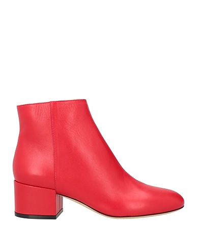 SERGIO ROSSI Ankle boot Red Leather