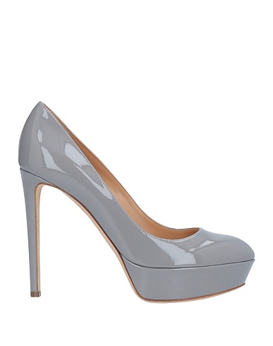 SERGIO ROSSI Court Grey Soft Leather