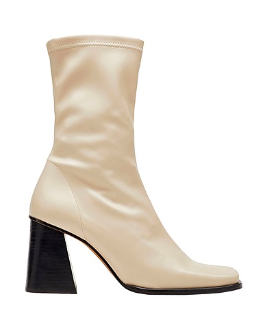 8 by YOOX Stivaletti STRETCH SOCK ANKLE BOOTS
 Beige 80% Poliestere, 20% Poliuretano