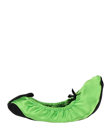 CARLA G. Slides and slippers Green 79% Acetate, 18% Viscose, 3% Elastane