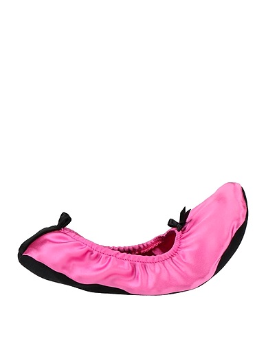 CARLA G. Ciabatte e pantofole Rosa 79% Acetato, 18% Viscosa, 3% Elastan
