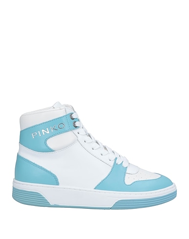 PINKO Sneakers Celeste Pelle di vitello, Fibre tessili