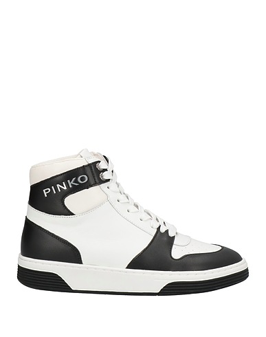 PINKO Sneakers Μαύρο Δέρμα μοσχαριού, Ίνες υφασμάτων