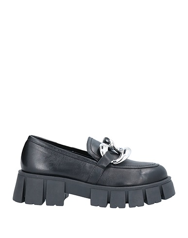 KAOS Loafers Black Calfskin