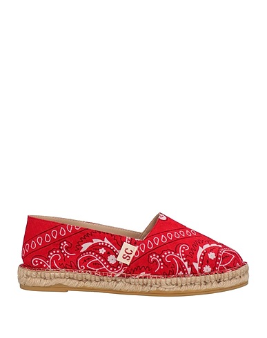 SEMICOUTURE Espadrillas Rosso Fibre tessili