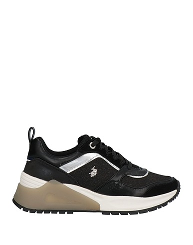 U.S.POLO ASSN. Sneakers Nero Pelle, Fibre tessili