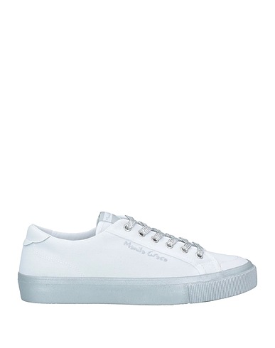 MANILA GRACE Sneakers White Textile fibers, Soft Leather