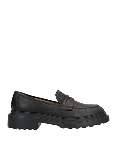 POMME D'OR Loafers Black Calfskin