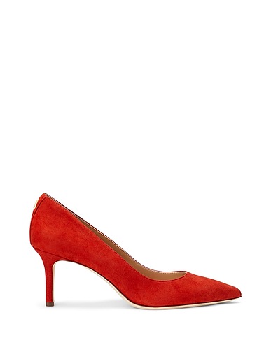 LAUREN RALPH LAUREN Pump SUEDE PUMP
 Rust 100% Goat skin
