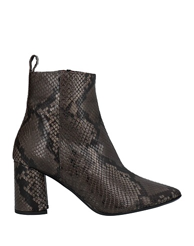 FLEURY Ankle boot Grey Leather