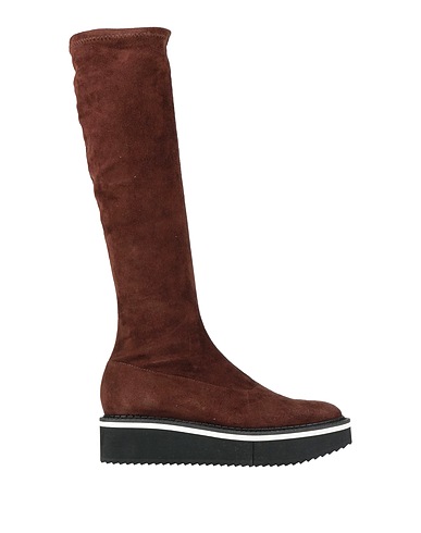 CLERGERIE Boots Chocolate brown Textile fibers