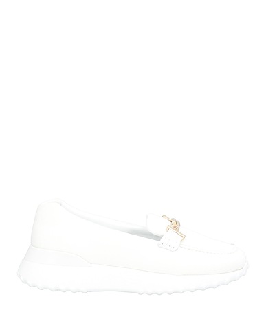 TOD'S HAPPY MOMENTS by ALBER ELBAZ Mokassins Weiß Gewebefasern, Leder