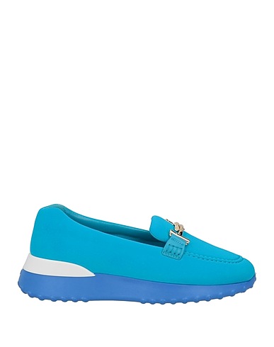 TOD'S HAPPY MOMENTS by ALBER ELBAZ Loafers Azure Textile fibres, Leather