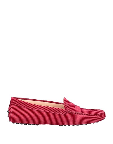 TOD'S Mocassino Porpora Pelle, Fibre tessili