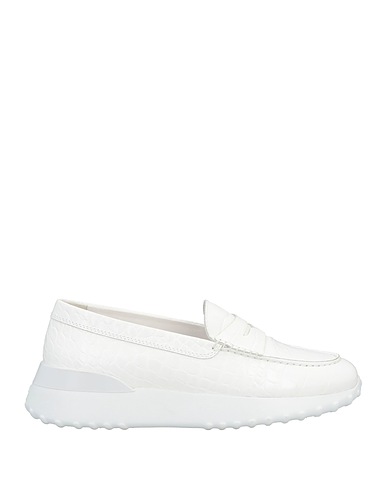 TOD'S HAPPY MOMENTS by ALBER ELBAZ Mocassins Blanc cassé Cuir