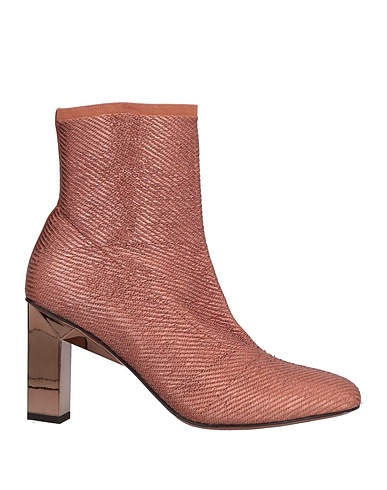 CLERGERIE Ankle boot Copper Textile fibers