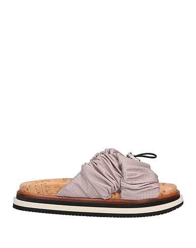 HOGAN Sandals Taupe Textile fibres