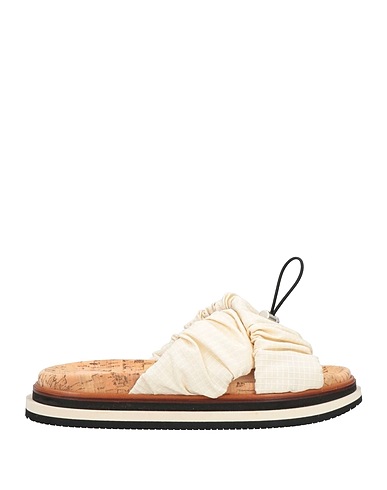 HOGAN Sandals Beige Textile fibres