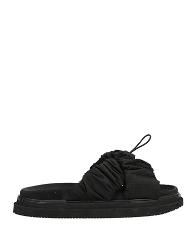 HOGAN Sandals Black Textile fibres
