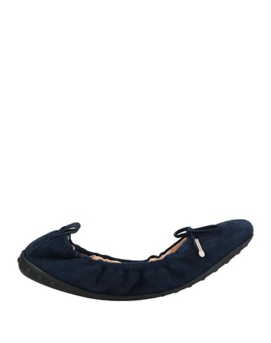 TOD'S Ballet flats Midnight blue Leather